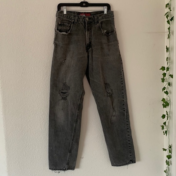 vintage baggy old navy jeans - Picture 2 of 4